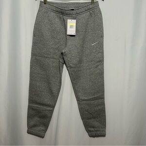 Nike Womens Team Club Fleece  Pant Jogger Sz Sm NWT Gray Elastic Waistband